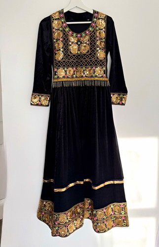 Damen afghanisches schwarzes