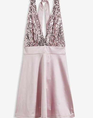Neu neckholder kleid mit - neu,