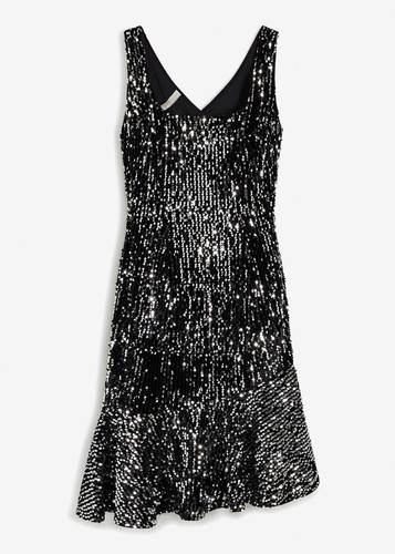 Party kleid aus - aus, samt